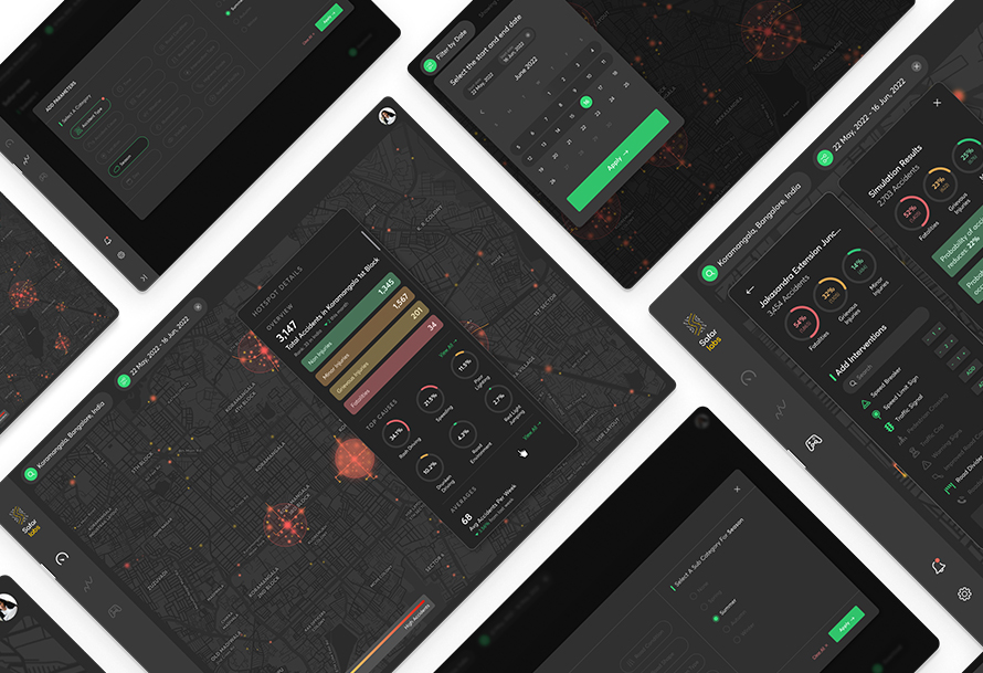 Safar Labs UI UX Product Mockup for Dashboard